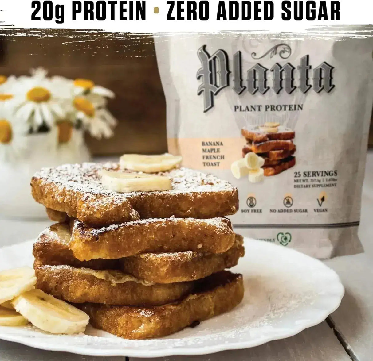 AMBROSIA - Ambrosia Planta Premium Organic Plant-Based Protein 25 Servicios Banana Maple 757Gr. - The Red Vitamin MX - Suplementos Alimenticios - {{ shop.shopifyCountryName }}