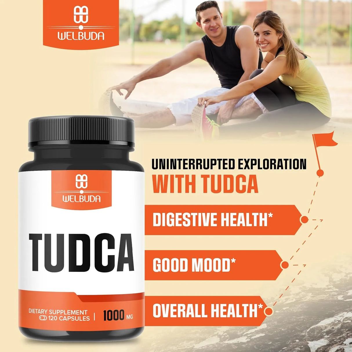 WELBUDA - WELBUDA Tudca 1000Mg. 120 Capsulas - The Red Vitamin MX - Suplementos Alimenticios - {{ shop.shopifyCountryName }}