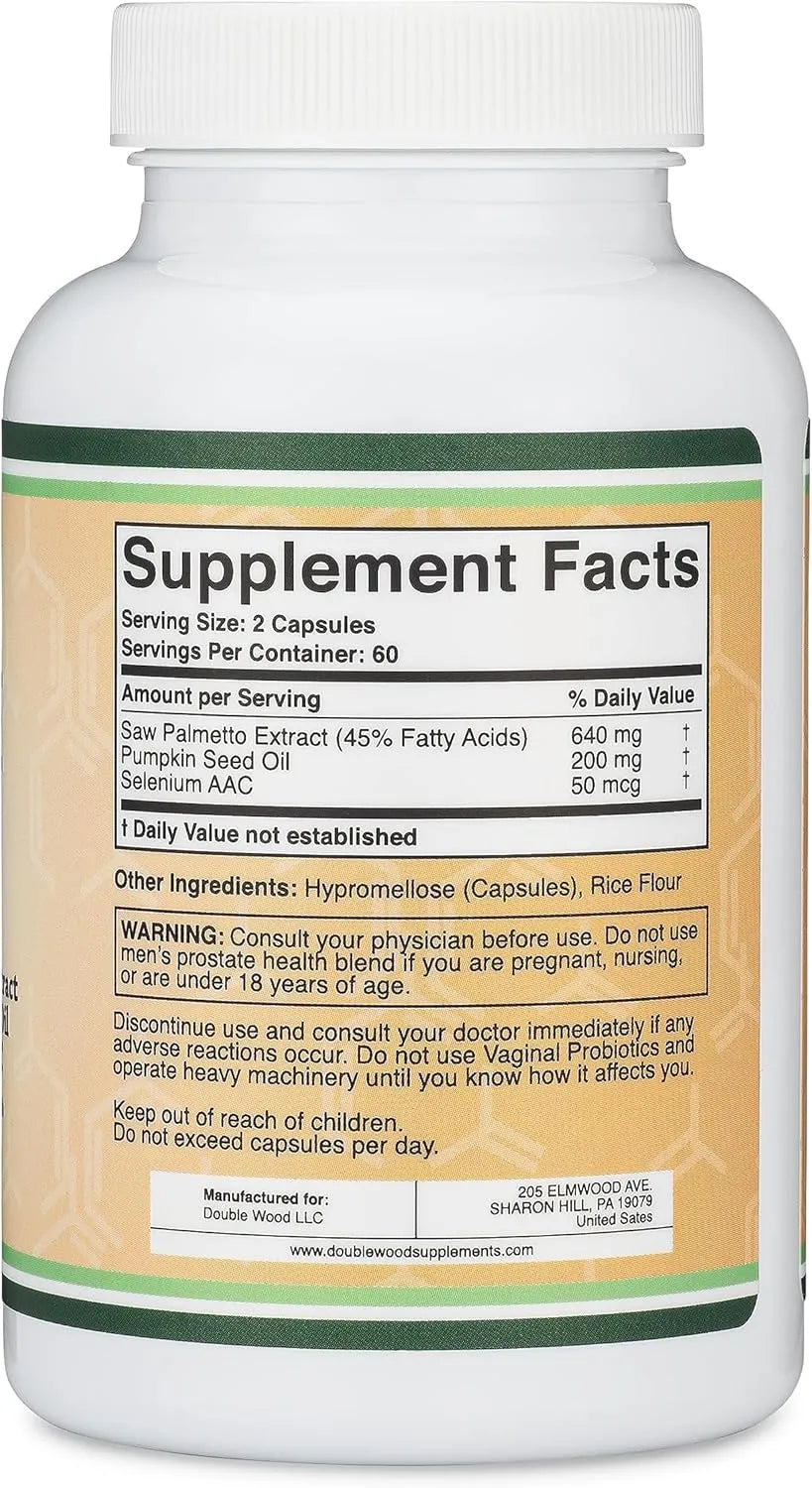 DOUBLE WOOD SUPPLEMENTS - Double Wood Supplements Prostate Support 120 Capsulas - The Red Vitamin MX - Suplementos Alimenticios - {{ shop.shopifyCountryName }}