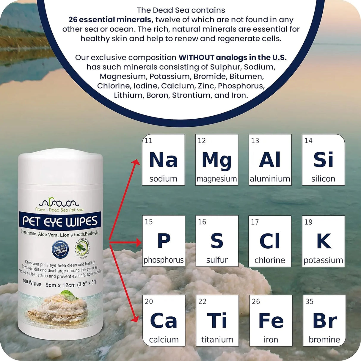 ARAVA - Arava Pet Eye Wipes for Dogs Cats Puppies & Kittens 100 Toallitas - The Red Vitamin MX - Cuidado De Los Ojos De Los Perros - {{ shop.shopifyCountryName }}