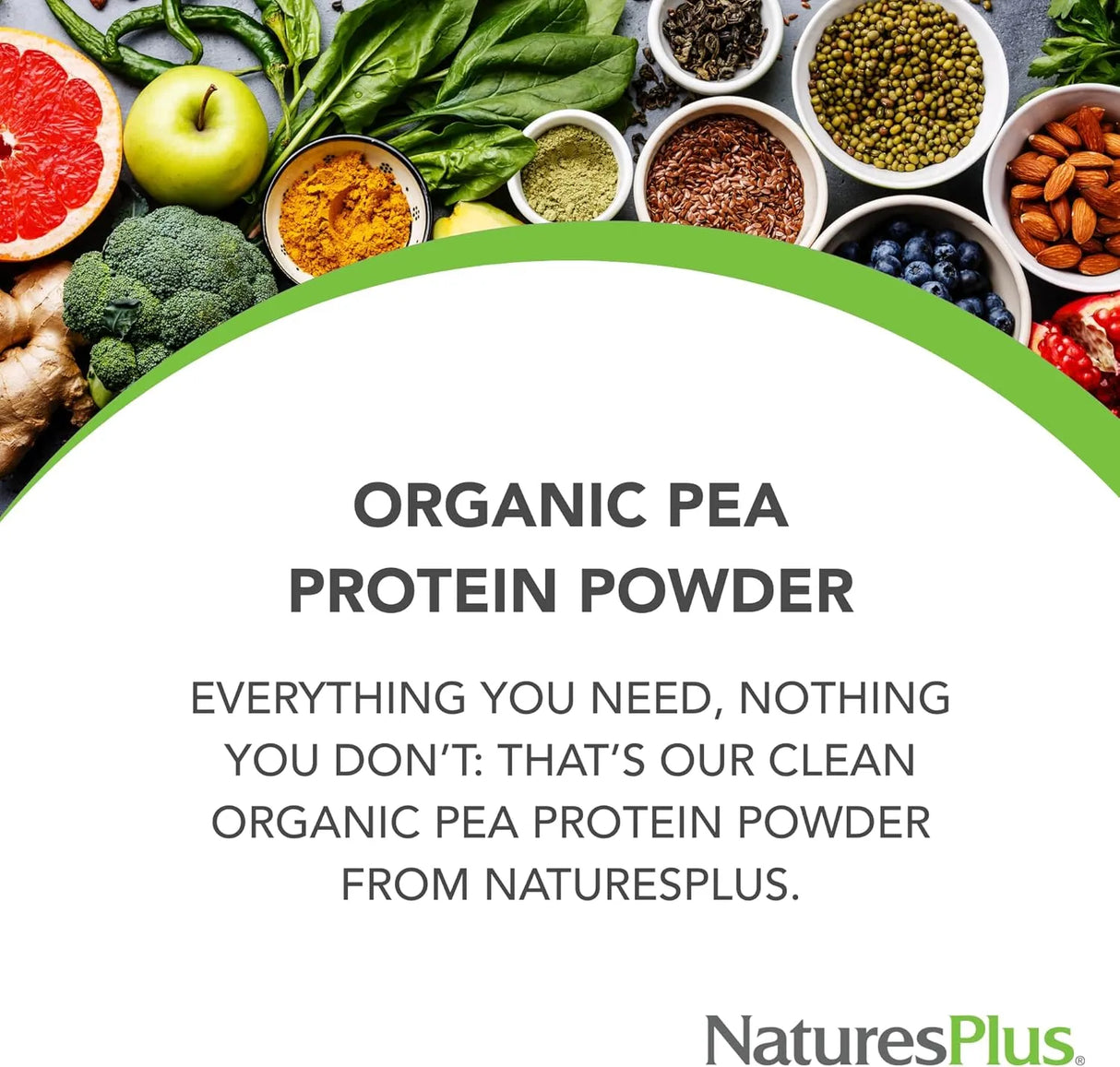 NATURES PLUS - Natures Plus Organic Pea Protein 25 Servicios 500Gr. - The Red Vitamin MX - Suplementos Alimenticios - {{ shop.shopifyCountryName }}