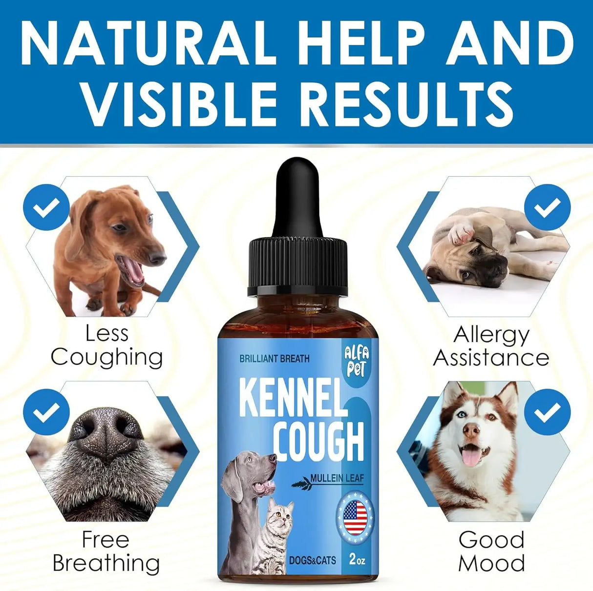 ALFA PET - Alfa Pet Dog Cough Treatment Liquid 2 Fl.Oz. - The Red Vitamin MX - Medicamentos Sin Receta Para Perros - {{ shop.shopifyCountryName }}
