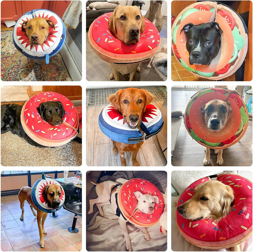 BEAUTYZOO - BEAUTYZOO Inflatable Donut Collar NAVY BLUE MEDIUM - The Red Vitamin MX - Collares y Conos De Recuperación Para Perros - {{ shop.shopifyCountryName }}