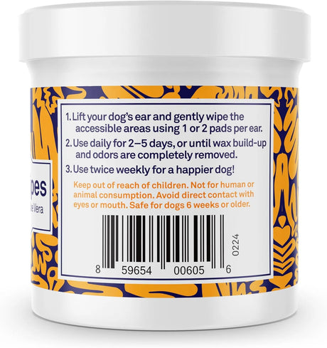 PETPOST - Petpost Dog Ear Cleaner Wipes Coconut Oil Aloe Solution 100 Toallitas - The Red Vitamin MX - Cuidado Del Oído De Perros - {{ shop.shopifyCountryName }}