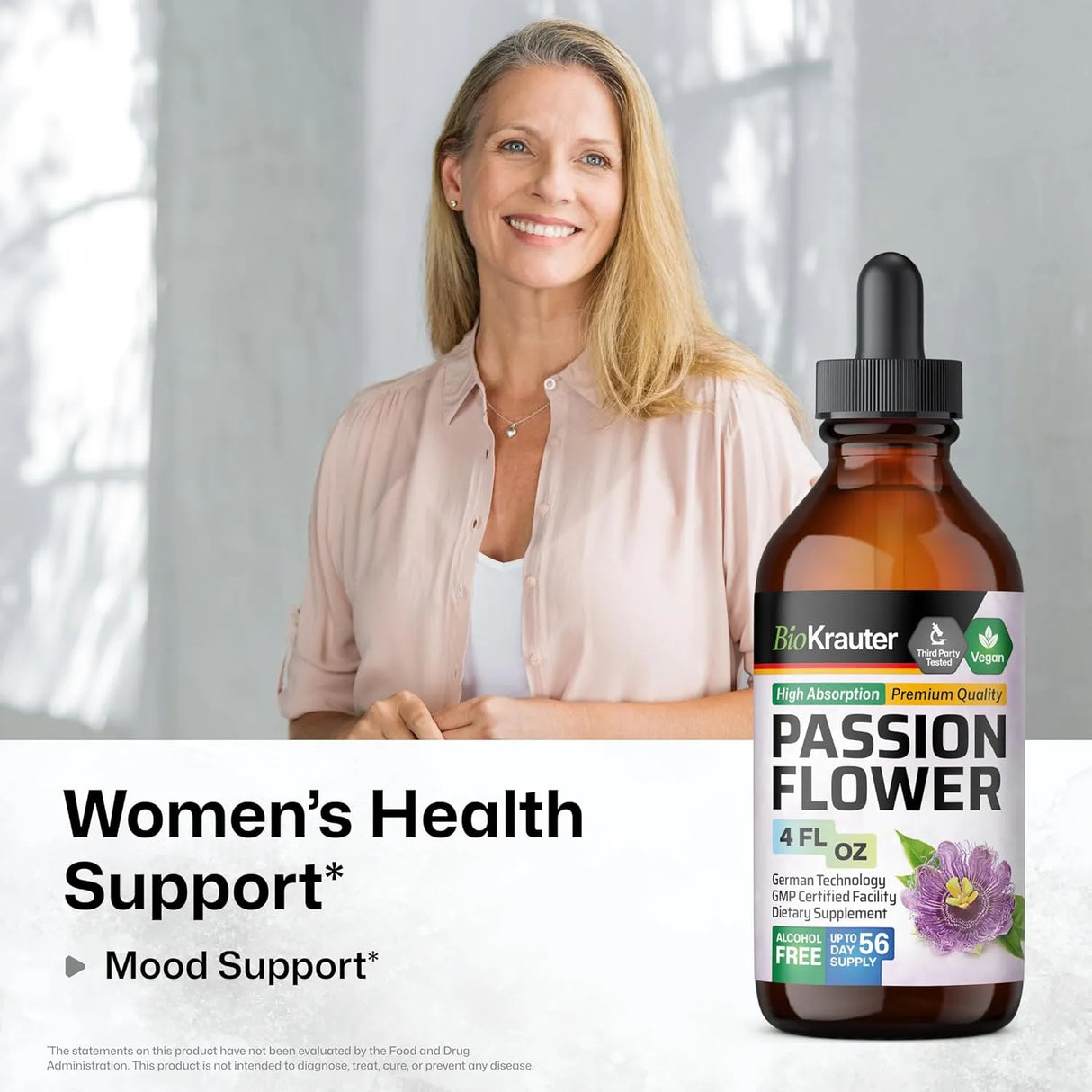 BIOKRAUTER - BIO KRAUTER Passionflower Tincture 4 Fl.Oz. - The Red Vitamin MX - Suplementos Alimenticios - {{ shop.shopifyCountryName }}