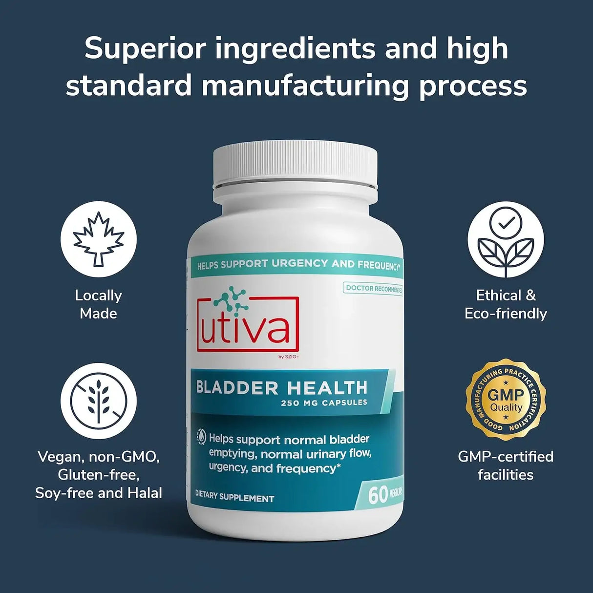 UTIVA - Utiva Bladder Health 60 Capsulas - The Red Vitamin MX - Suplementos Alimenticios - {{ shop.shopifyCountryName }}