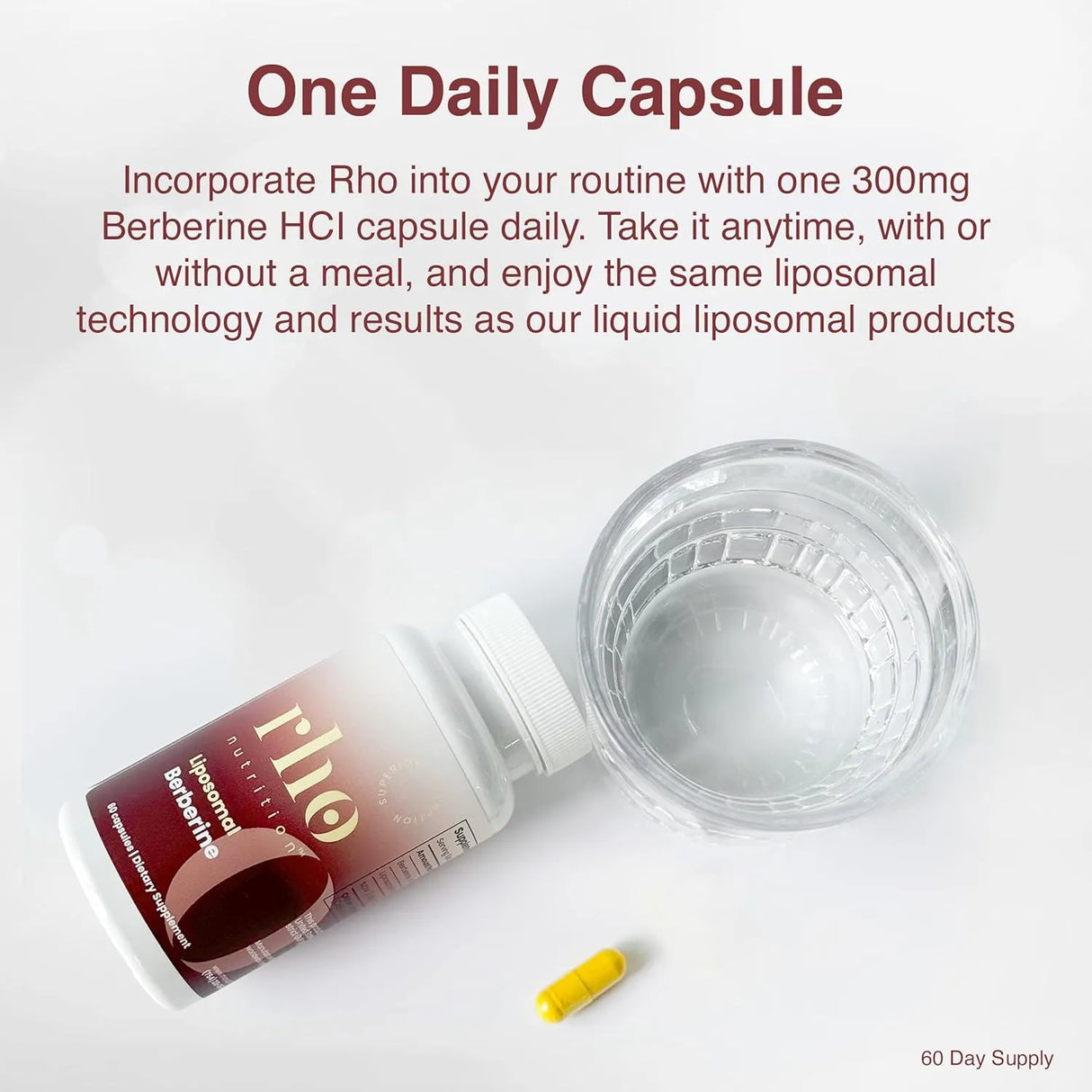 RHO NUTRITION - Rho Nutrition Liposomal Berberine 60 Capsulas - The Red Vitamin MX - Suplementos Alimenticios - {{ shop.shopifyCountryName }}