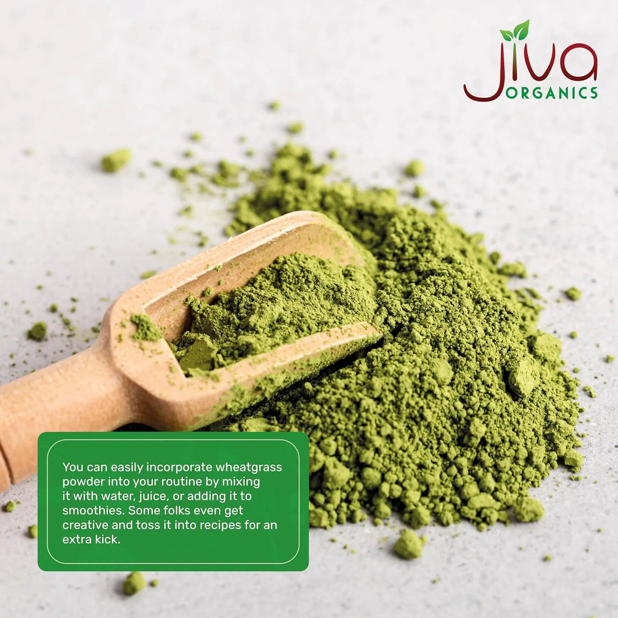 JIVA ORGANICS - Jiva Organics Wheatgrass Juice Powder 340Gr. - The Red Vitamin MX - Suplementos Alimenticios - {{ shop.shopifyCountryName }}