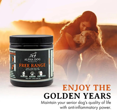 ALPHA DOG NUTRITION - Alpha Dog Nutrition Free Range Joint Health Enhancer Supplement Powder for Dogs 109Gr. - The Red Vitamin MX - Cuidado De Cadera Y Articulaciones Para Perros - {{ shop.shopifyCountryName }}
