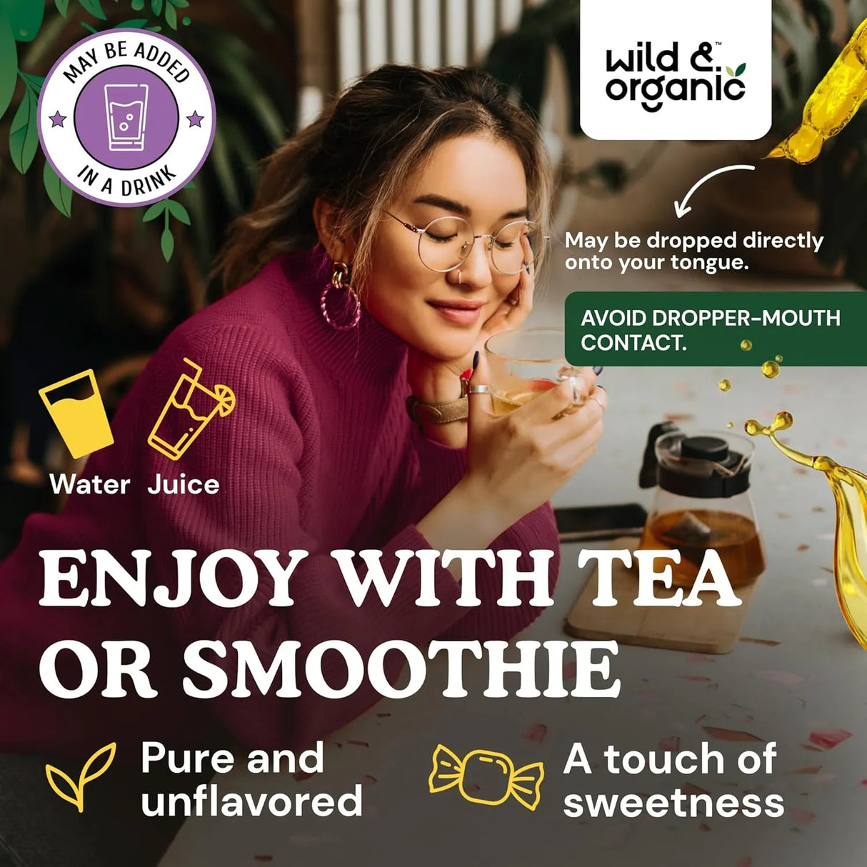 WILD & ORGANIC - Wild & Organic Passionflower Tincture 2 Fl.Oz. - The Red Vitamin MX - Suplementos Alimenticios - {{ shop.shopifyCountryName }}