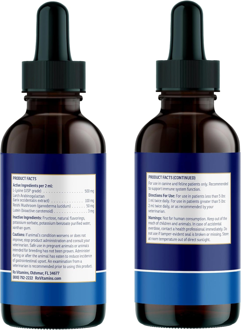 RX VITAMINS - Rx Vitamins Liquid Immuno Dog & Cat Immune Support 4 Fl.Oz. - The Red Vitamin MX - Suplementos Herbales Para Perros - {{ shop.shopifyCountryName }}