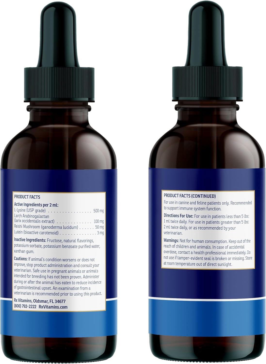 RX VITAMINS - Rx Vitamins Liquid Immuno Dog & Cat Immune Support 4 Fl.Oz. - The Red Vitamin MX - Suplementos Herbales Para Perros - {{ shop.shopifyCountryName }}