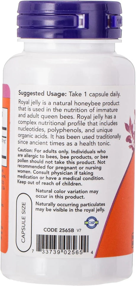 NOW SUPPLEMENTS - NOW Foods Supplements Royal Jelly 1500Mg. 60 Capsulas - The Red Vitamin MX - Suplementos Alimenticios - {{ shop.shopifyCountryName }}