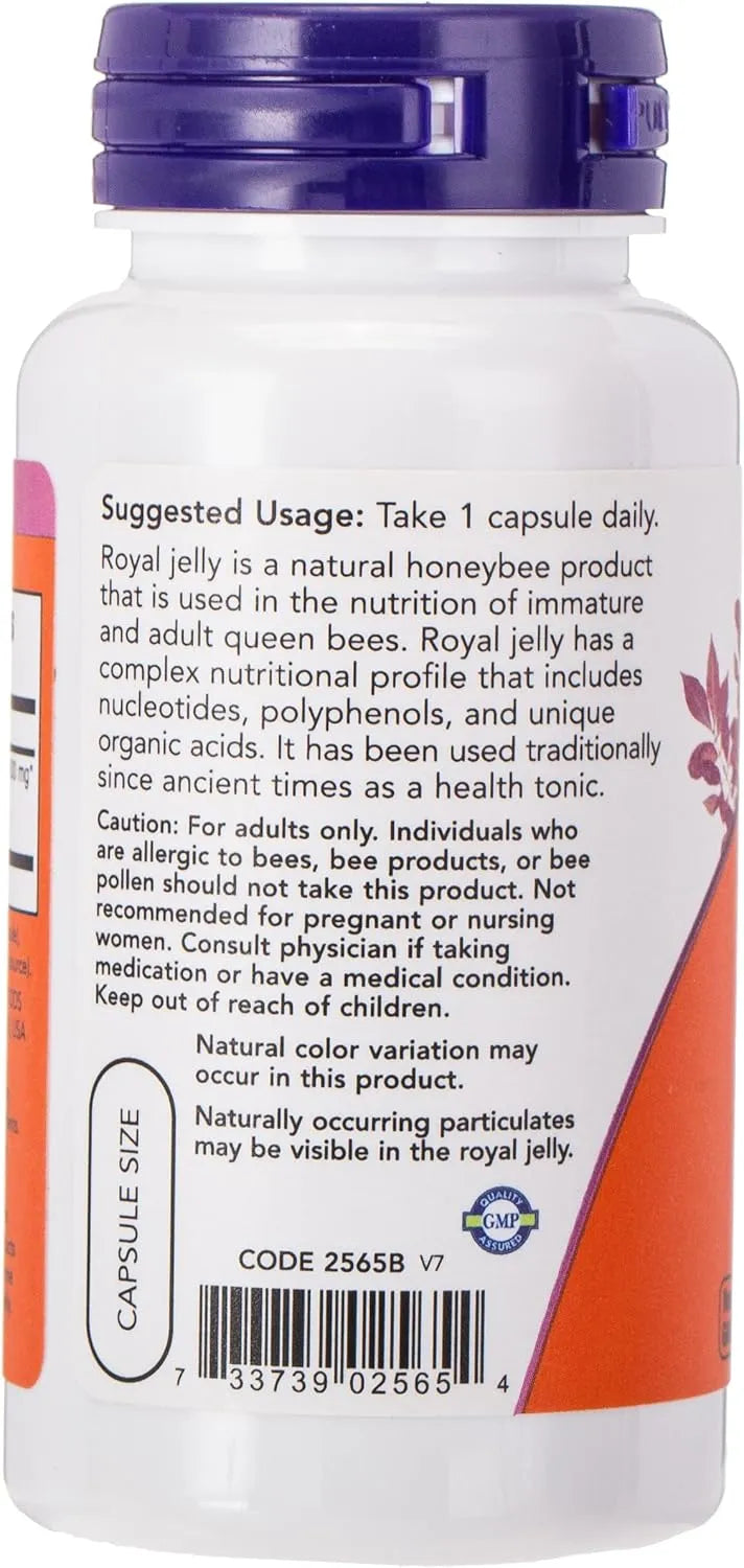 NOW SUPPLEMENTS - NOW Foods Supplements Royal Jelly 1500Mg. 60 Capsulas - The Red Vitamin MX - Suplementos Alimenticios - {{ shop.shopifyCountryName }}