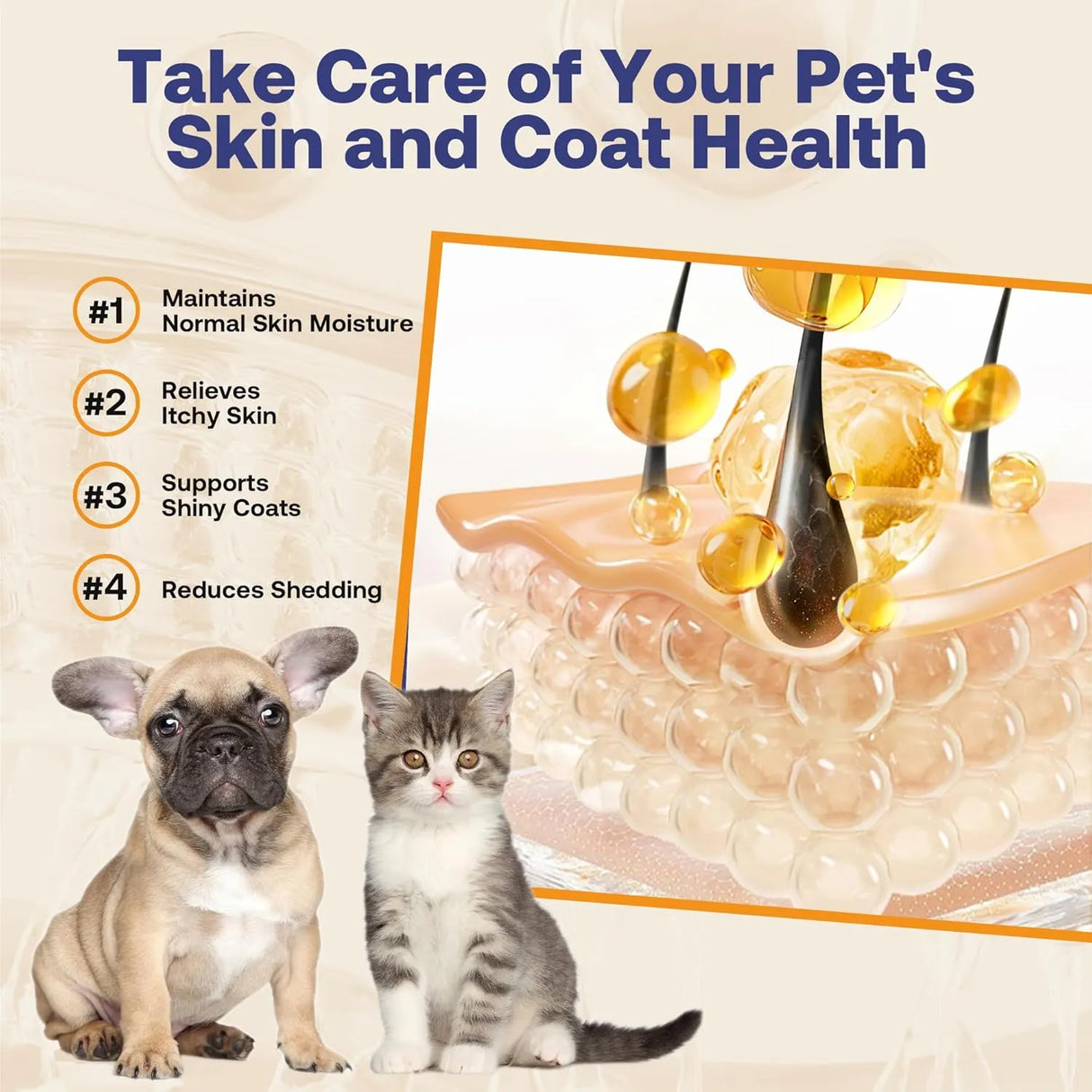 HEAPETS - HEAPETS Wild Alaskan Salmon Oil for Dogs & Cats 8 Fl.Oz. - The Red Vitamin MX - Aceite De Pescado Para Perros - {{ shop.shopifyCountryName }}