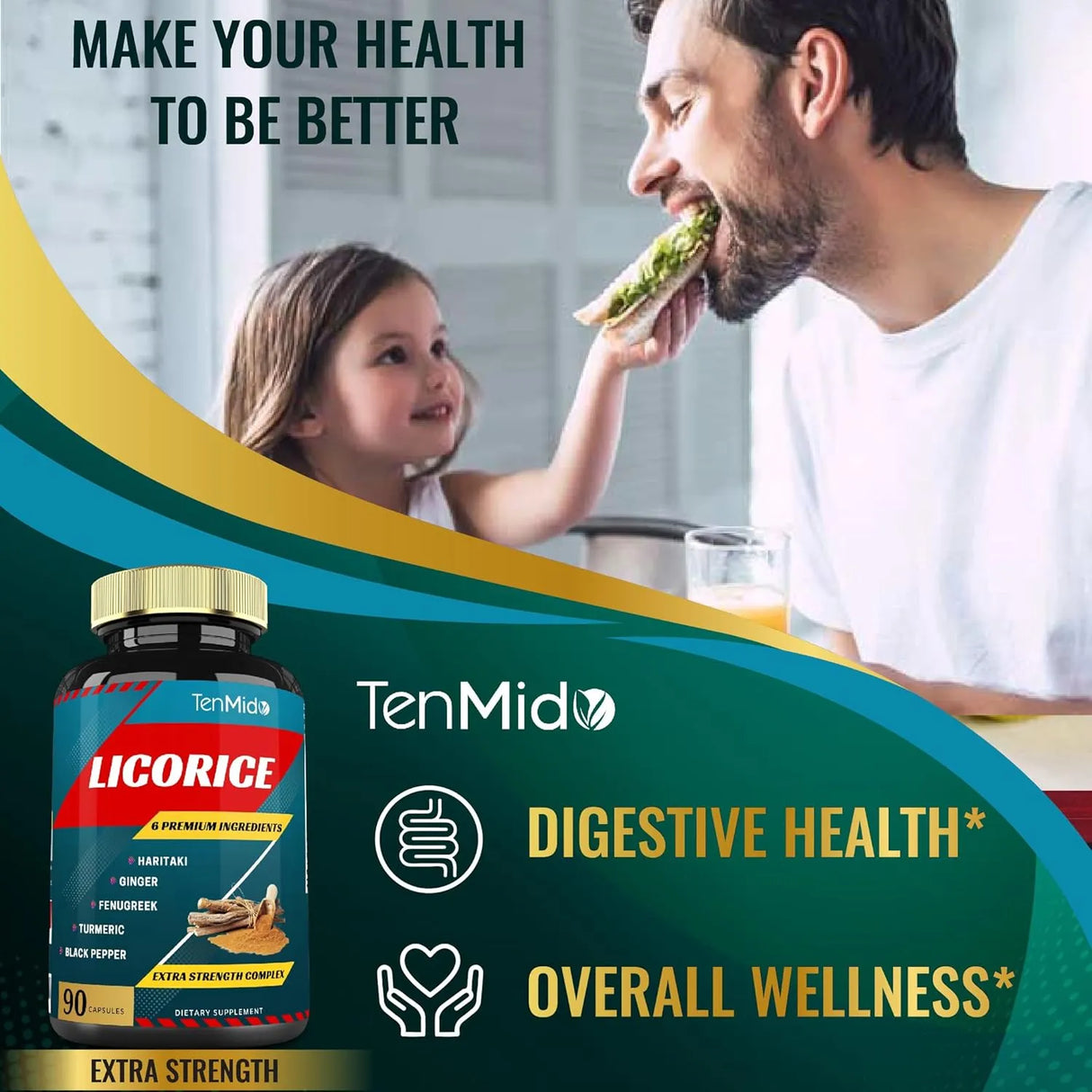 TENMIDO - Tenmido Licorice Extract 90 Capsulas - The Red Vitamin MX - Suplementos Alimenticios - {{ shop.shopifyCountryName }}