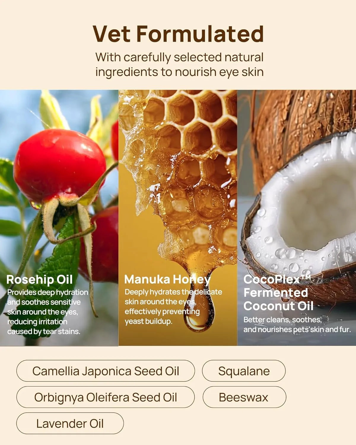 HICC PET - HICC PET Tear Stain Remover Balm for Dogs 0.53Oz. - The Red Vitamin MX - Cuidado De Los Ojos De Los Perros - {{ shop.shopifyCountryName }}