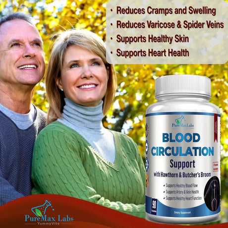 PUREMAX LABS - PureMax Labs Blood Circulation 90 Capsulas - The Red Vitamin MX - Suplementos Alimenticios - {{ shop.shopifyCountryName }}