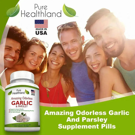 PURE HEALTHLAND - Pure Healthland Amazing ODORLESS Garlic and Parsley 100 Capsulas Blandas - The Red Vitamin MX - Suplementos Alimenticios - {{ shop.shopifyCountryName }}
