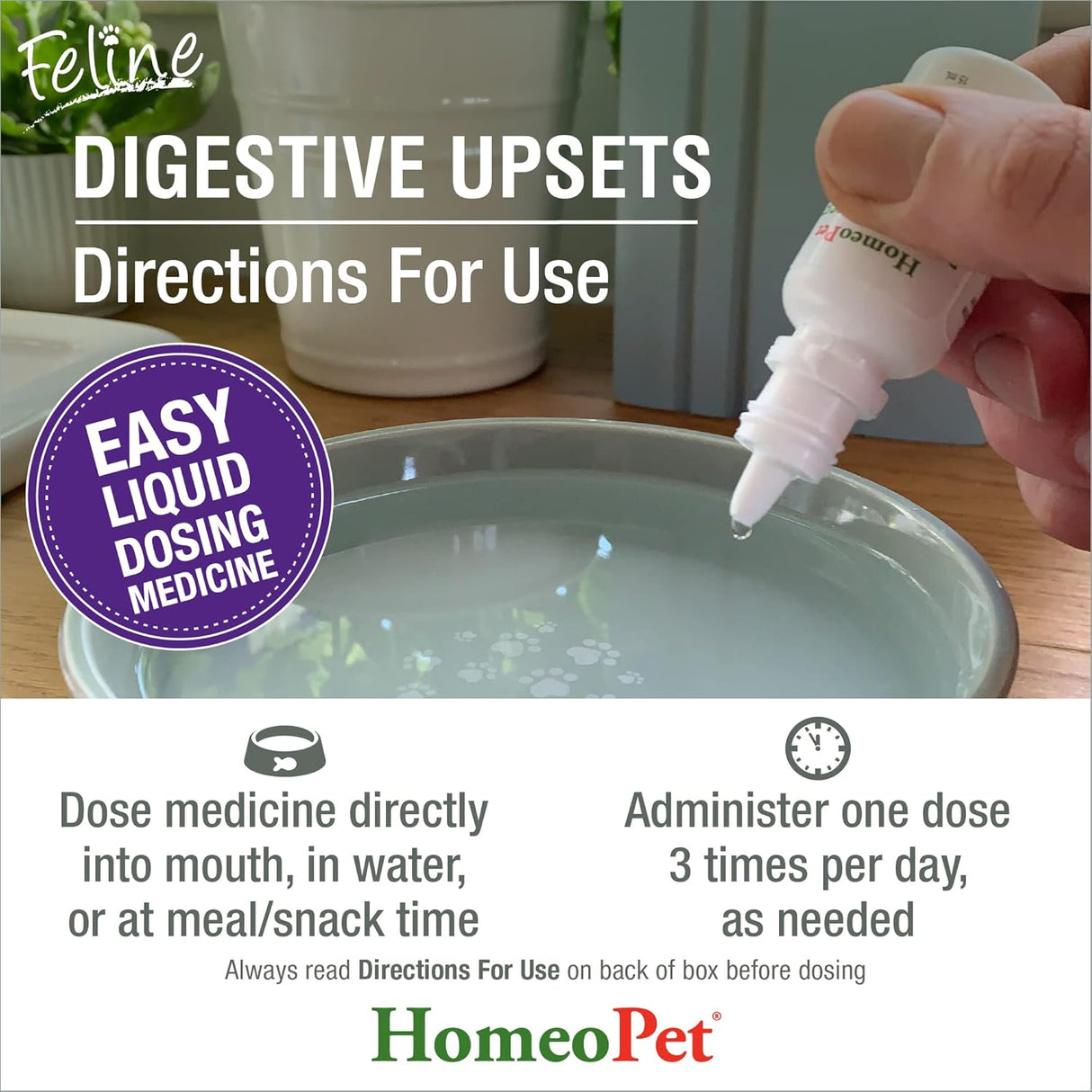 HomeoPet Feline Digestive Upsets 15Ml.