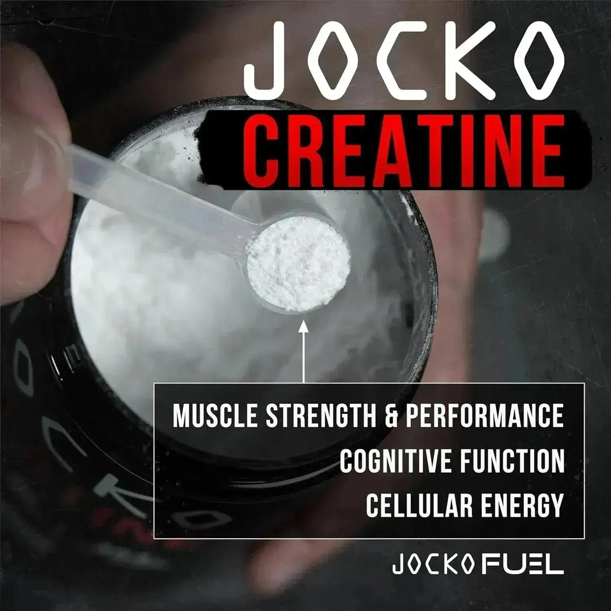 JOCKO FUEL - Jocko Fuel Creatine Monohydrate Powder 90 Servicios Unflavored 454Gr. - The Red Vitamin MX - Suplementos Alimenticios - {{ shop.shopifyCountryName }}
