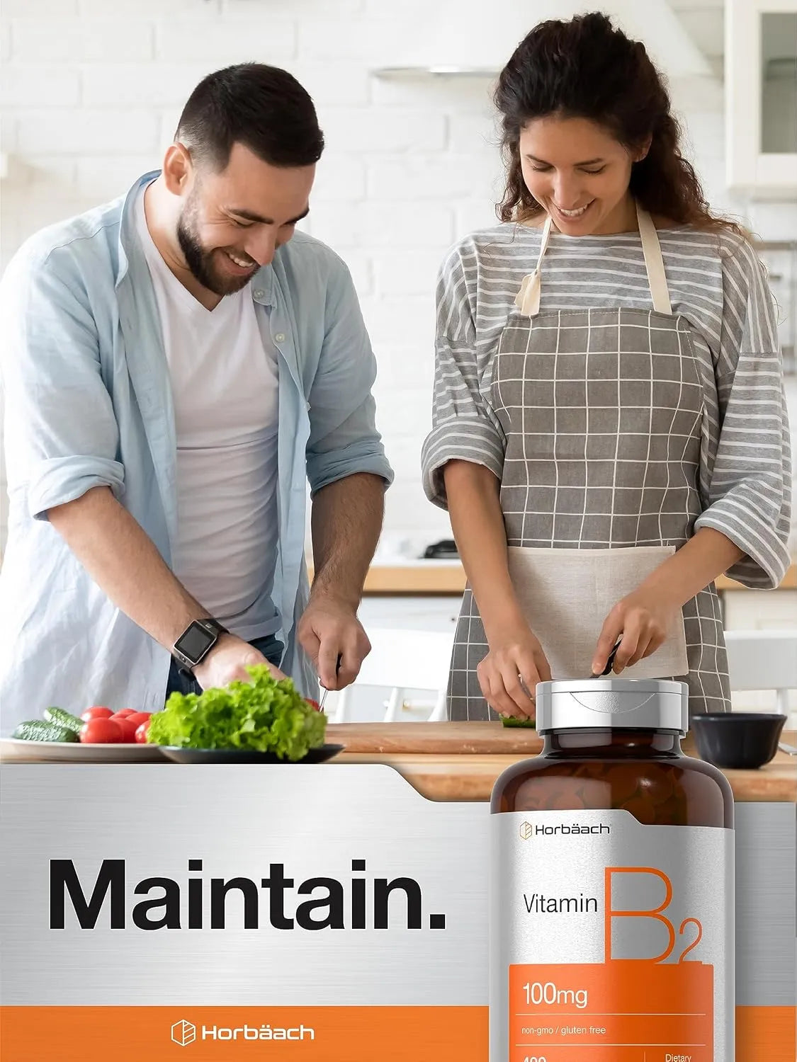 HORBAACH - Horbaach Vitamin B-2 100Mg. 400 Capsulas - The Red Vitamin MX - Suplementos Alimenticios - {{ shop.shopifyCountryName }}