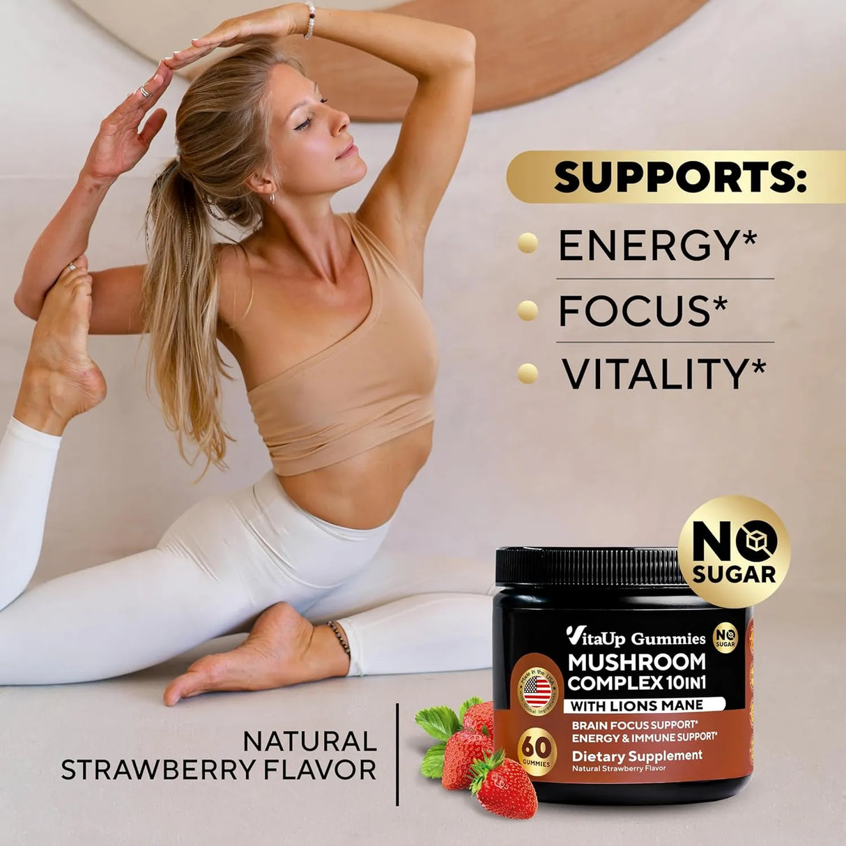 VITAUP - VitaUp Mushroom Gummies for Adults 60 Gomitas - The Red Vitamin MX - Suplementos Alimenticios - {{ shop.shopifyCountryName }}