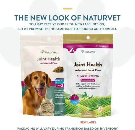 NATURVET - NaturVet Joint Health Level 3 Pet Supplement for Cats & Dogs 283Gr. - The Red Vitamin MX - Cuidado De Cadera Y Articulaciones Para Perros - {{ shop.shopifyCountryName }}
