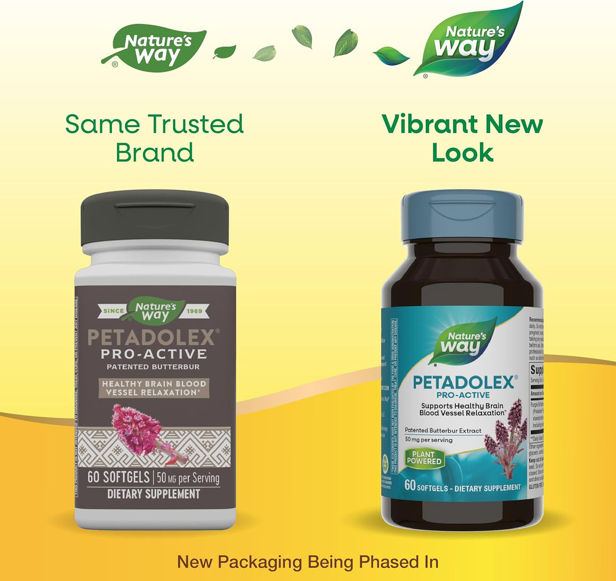 Nature's Way Petadolex Pro-Active with Patented Butterbur 60 Capsulas Blandas