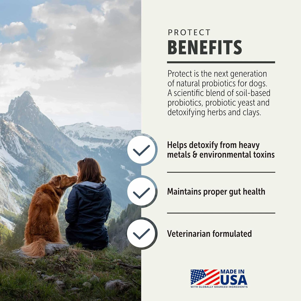 FOUR LEAF ROVER Protect Probiotics for Dogs 231Gr.