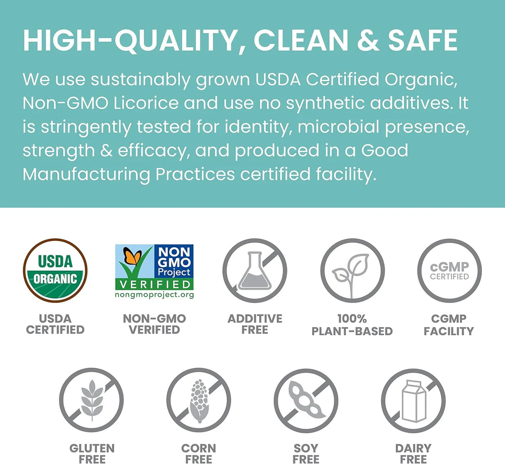 HIMALAYA - Himalaya Organic Licorice Root 60 Capsulas - The Red Vitamin MX - Suplementos Alimenticios - {{ shop.shopifyCountryName }}