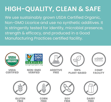 HIMALAYA - Himalaya Organic Licorice Root 60 Capsulas - The Red Vitamin MX - Suplementos Alimenticios - {{ shop.shopifyCountryName }}