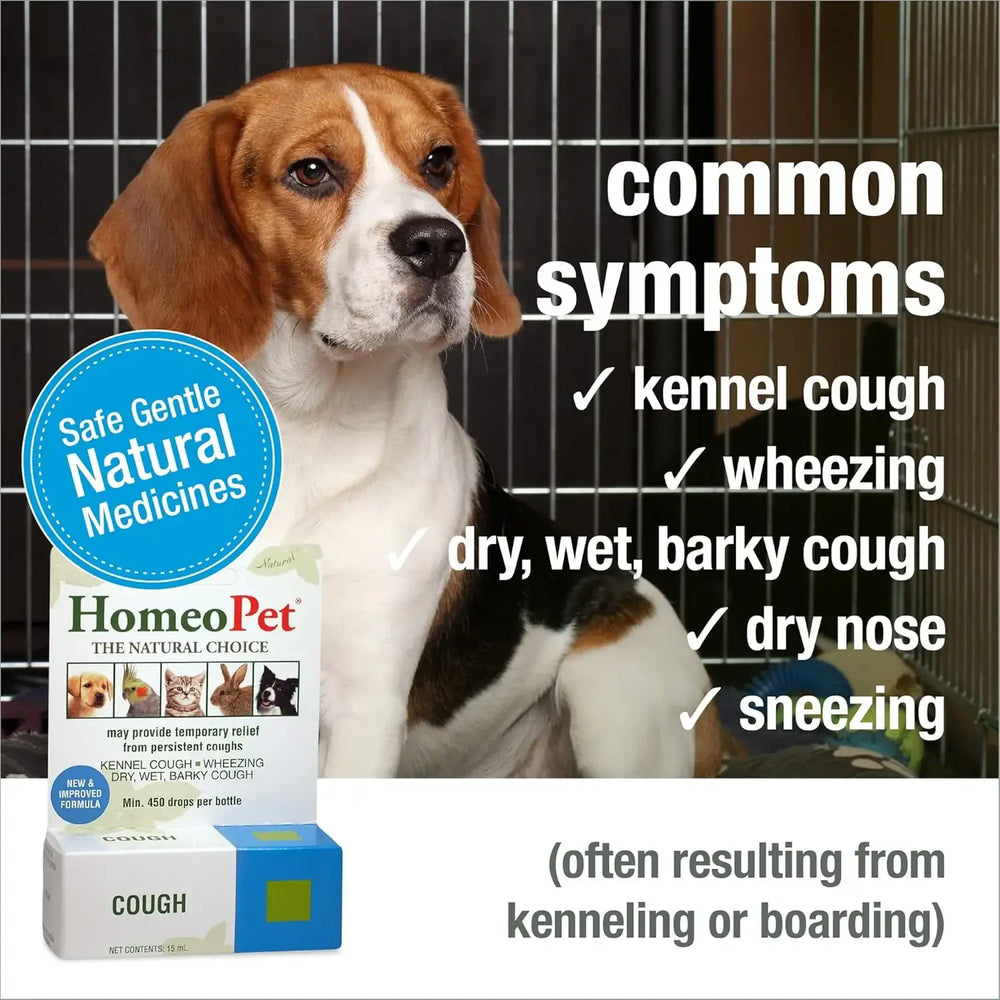 HOMEOPET - HomeoPet Cough Safe and Natural Cough Supplement for Dogs 15Ml. - The Red Vitamin MX - Medicamentos Sin Receta Para Perros - {{ shop.shopifyCountryName }}