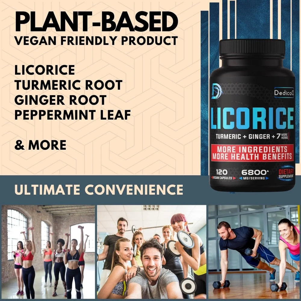 DEDICAD - DEDICAD Licorice Root 120 Capsulas - The Red Vitamin MX - Suplementos Alimenticios - {{ shop.shopifyCountryName }}