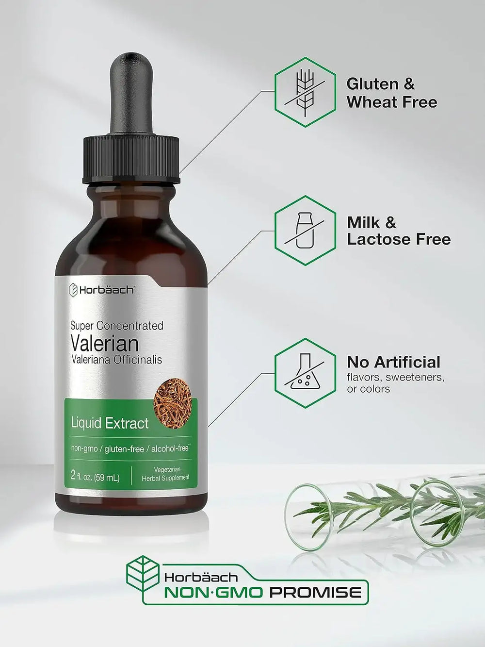 HORBAACH - Horbaach Valerian Root Extract Drops Alcohol Free 2 Fl.Oz. - The Red Vitamin MX - Suplementos Alimenticios - {{ shop.shopifyCountryName }}