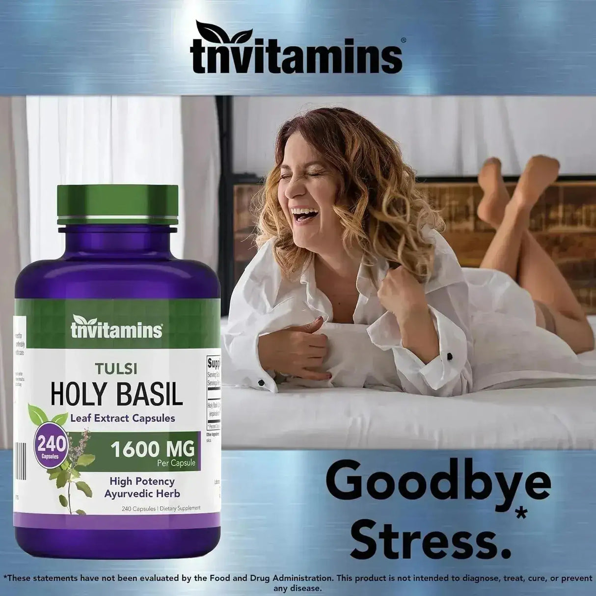 TNTVITAMINS - tnvitamins Holy Basil 1,600Mg. 240 Capsulas - The Red Vitamin MX - Suplementos Alimenticios - {{ shop.shopifyCountryName }}