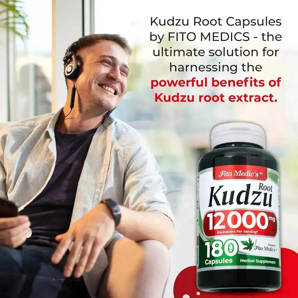 FITO MEDIC´S - FITO MEDIC'S Lab Kudzu Root 12000Mg. 180 Capsulas - The Red Vitamin MX - Suplementos Alimenticios - {{ shop.shopifyCountryName }}