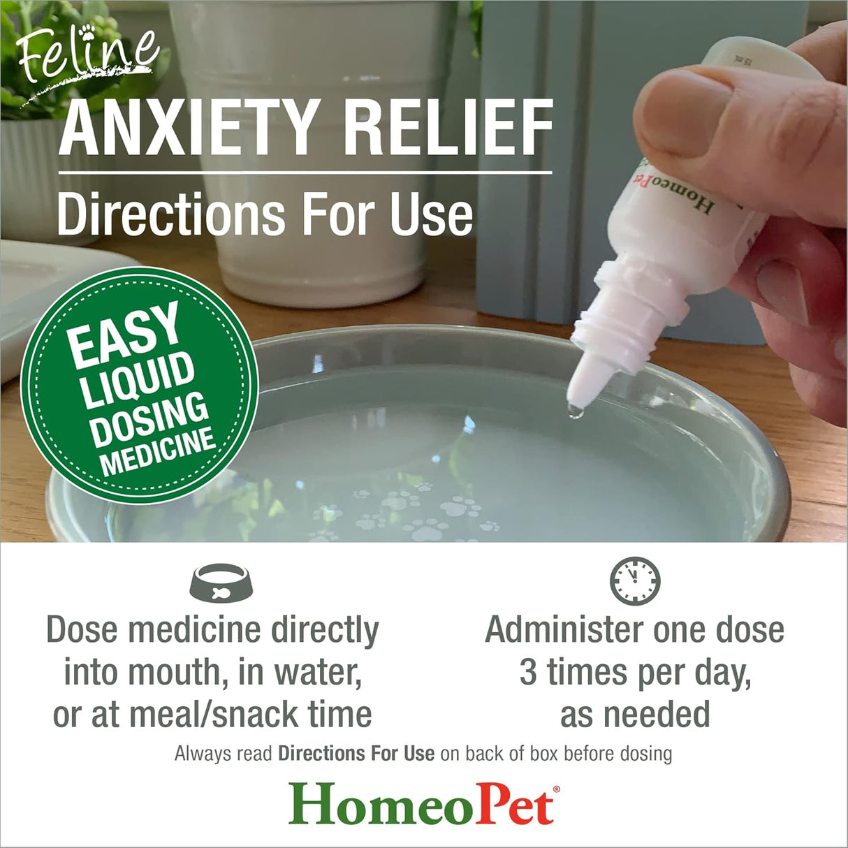 HomeoPet Feline Anxiety Relief 15Ml.