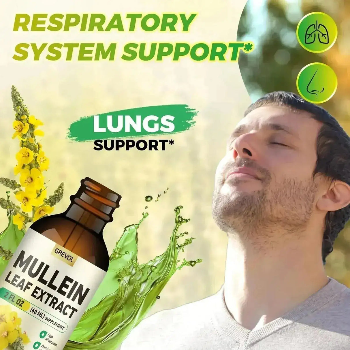 GREVOL - Grevol Mullein Drops for Lungs 2 Fl.Oz. - The Red Vitamin MX - Suplementos Alimenticios - {{ shop.shopifyCountryName }}