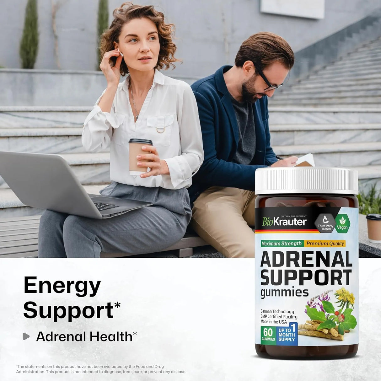 BIOKRAUTER - BIO KRAUTER Adrenal Support Gummies 60 Gomitas - The Red Vitamin MX - Suplementos Alimenticios - {{ shop.shopifyCountryName }}