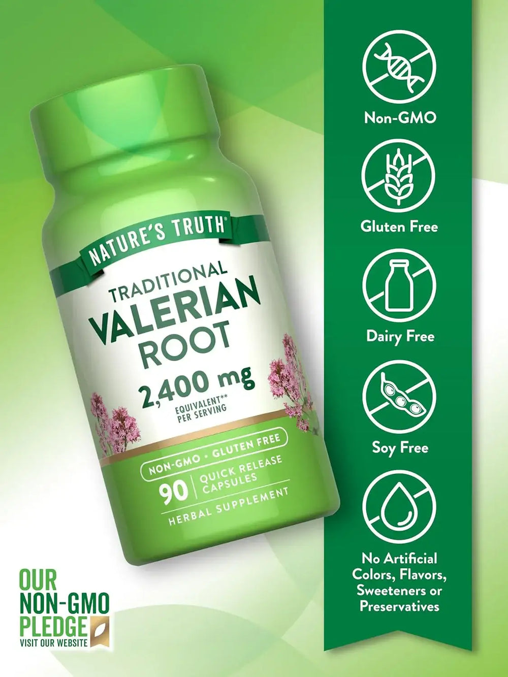 NATURE'S TRUTH - Nature's Truth Valerian Root 2400Mg. 90 Capsulas - The Red Vitamin MX - Suplementos Alimenticios - {{ shop.shopifyCountryName }}
