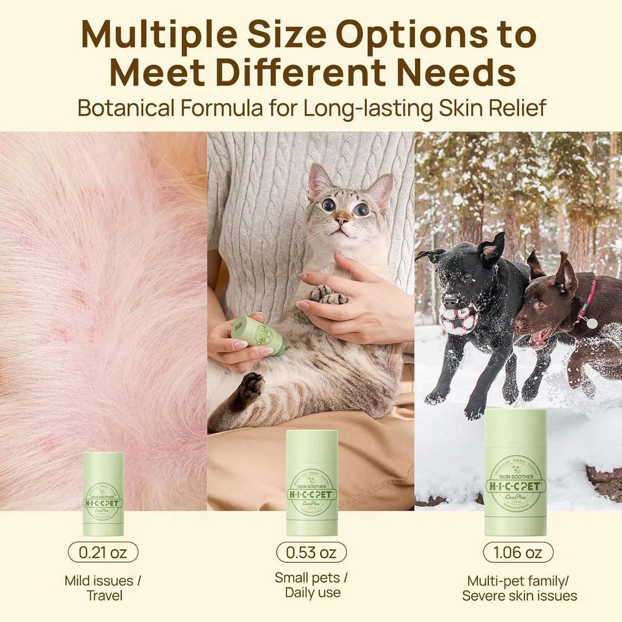 HICC PET - HICC PET Skin Balm for Dogs & Cats 1.06 Oz. - The Red Vitamin MX - Remedios Para La Picazón De Perros - {{ shop.shopifyCountryName }}