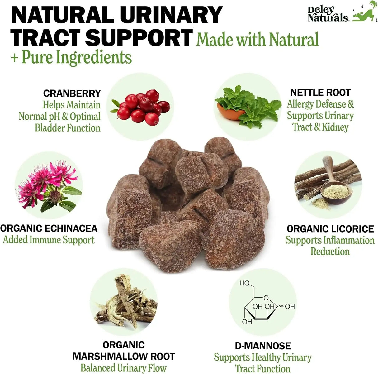 DELEY NATURALS - Deley Naturals Dog UTI Prevention 120 Masticables - The Red Vitamin MX - Salud De Tracto Urinario Para Perros - {{ shop.shopifyCountryName }}