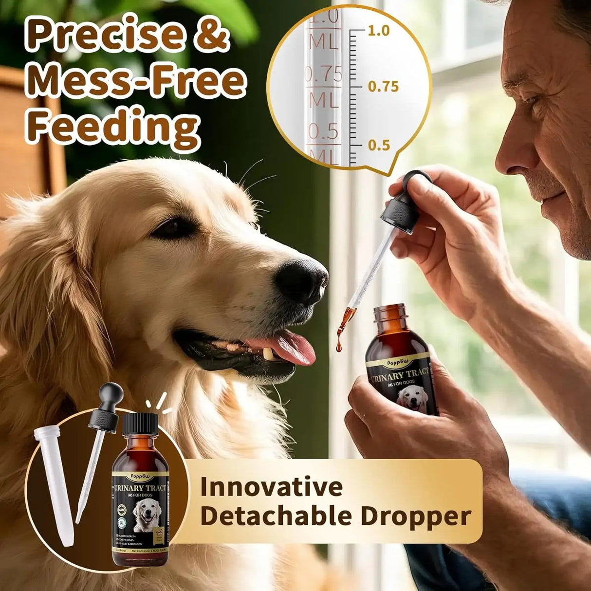 POPPAW - POPPAW Dog UTI Treatment & Urinary Tract Support Bacon Flavor 2 Fl.Oz. - The Red Vitamin MX - Salud De Tracto Urinario Para Perros - {{ shop.shopifyCountryName }}