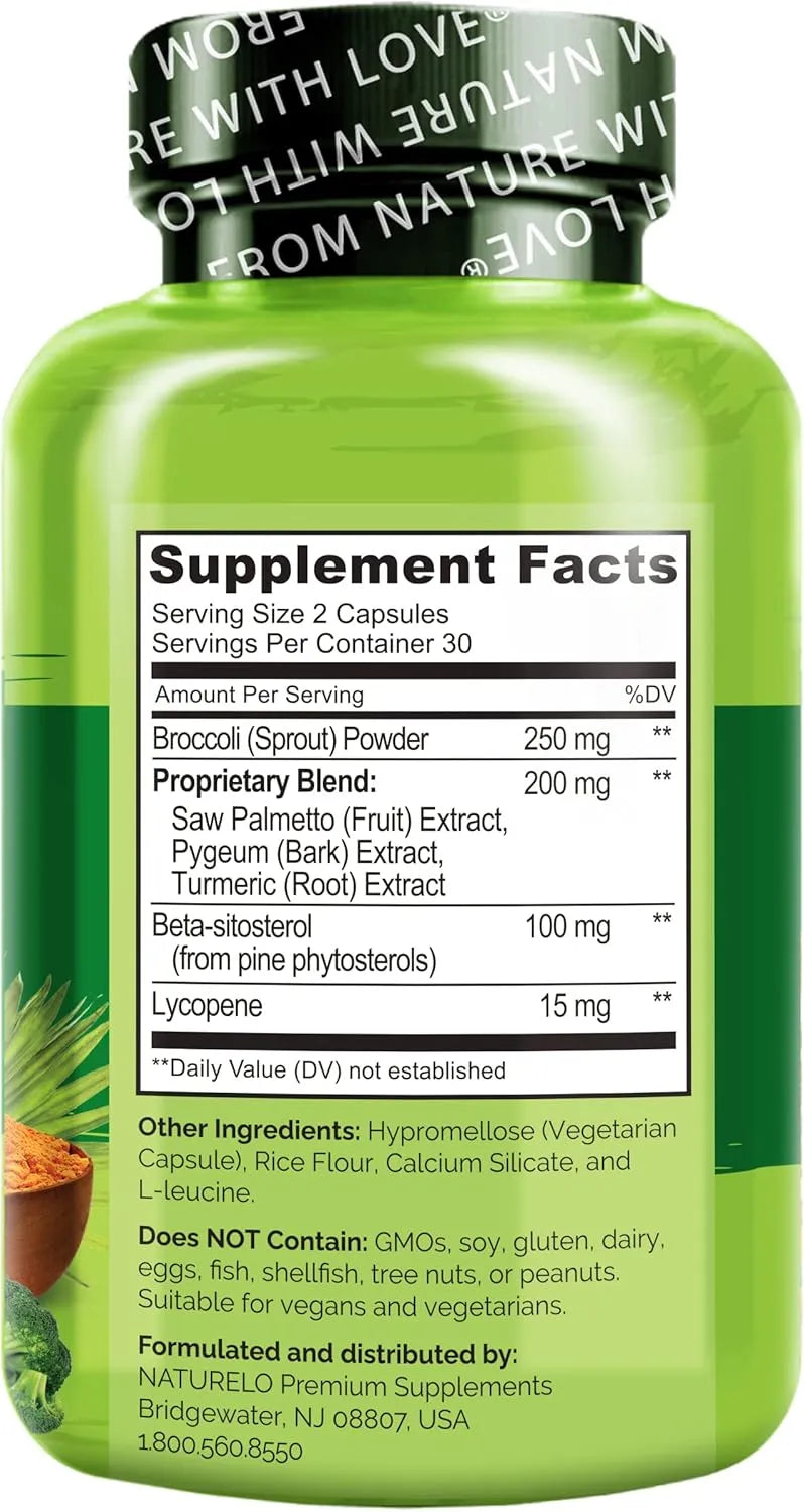 NATURELO - NATURELO Prostate & Urinary Health 60 Capsulas - The Red Vitamin MX - Suplementos Alimenticios - {{ shop.shopifyCountryName }}