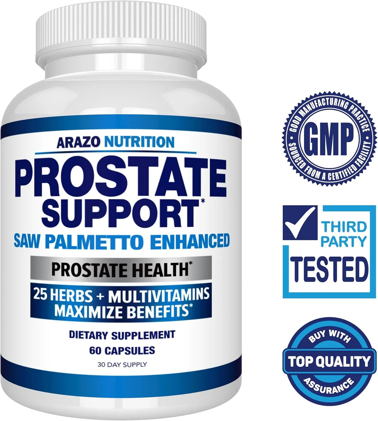 ARAZO NUTRITION - Arazo Nutrition Prostate Support 60 Capsulas - The Red Vitamin MX - Suplementos Alimenticios - {{ shop.shopifyCountryName }}