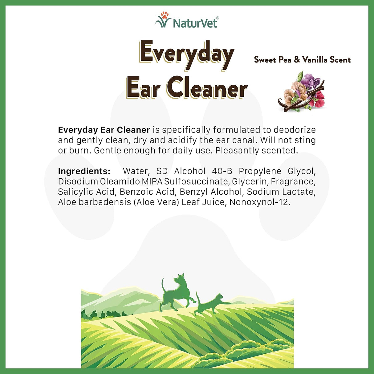 NaturVet Everyday Ear Cleansing Solution 8 Fl.Oz.