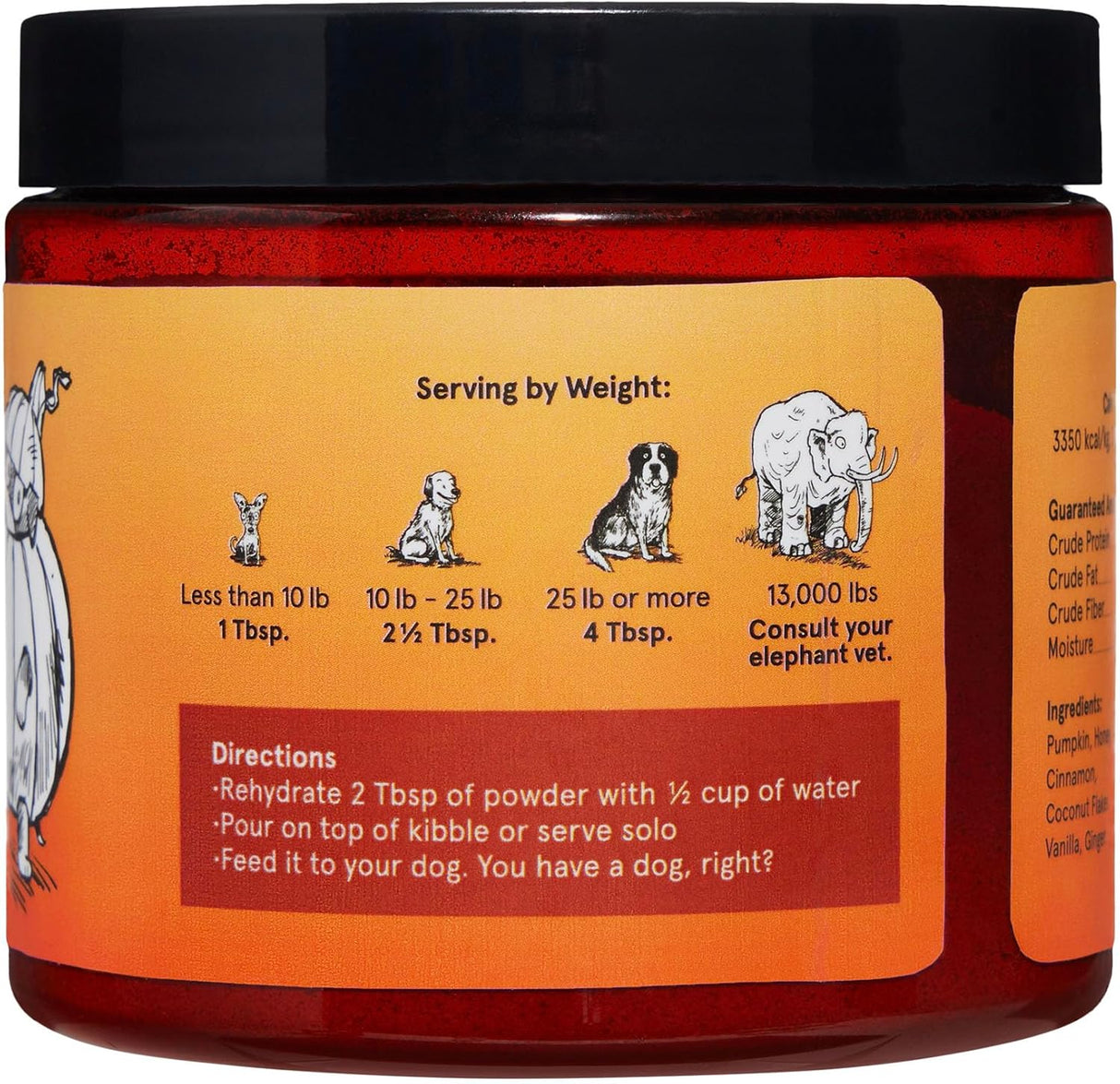 Barkbox Pumpkin Spice Digestive Food Topper Broth Powder 173Gr.