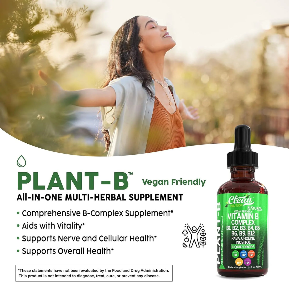 CLEAN NUTRACEUTICALS - Clean Nutraceuticals Vitamin B Complex Liquid Drops 4 Fl.Oz. - The Red Vitamin MX - Suplementos Alimenticios - {{ shop.shopifyCountryName }}