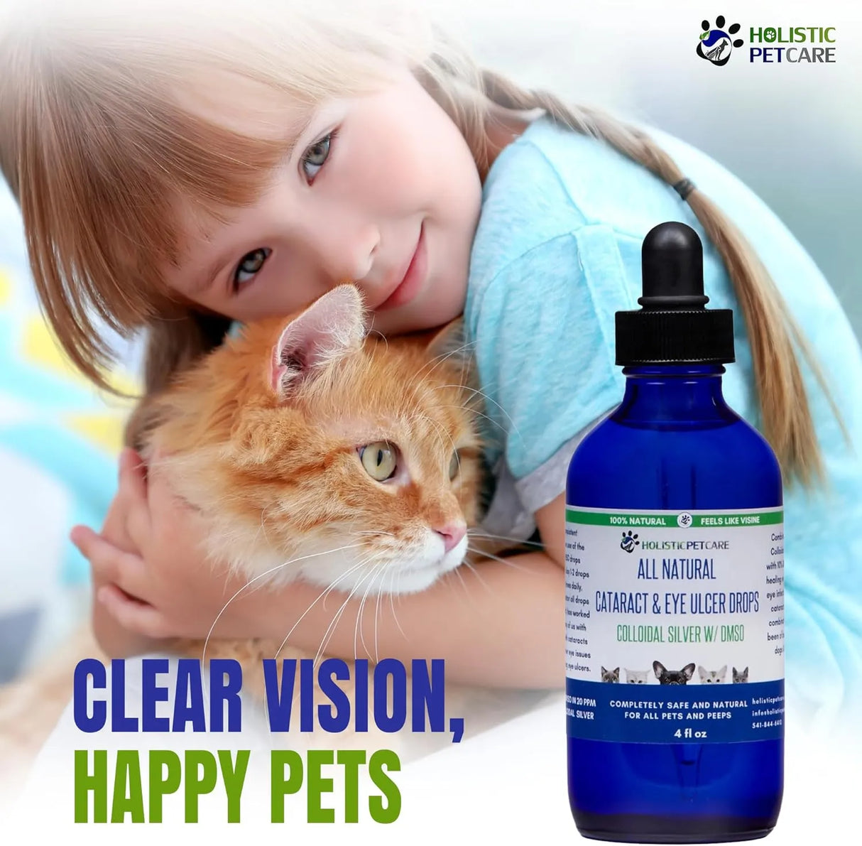 HOLISTIC PET CARE - HOLISTIC PET CARE Eye Ulcer Drops 4 Fl.Oz. - The Red Vitamin MX - Cuidado De Los Ojos De Los Perros - {{ shop.shopifyCountryName }}